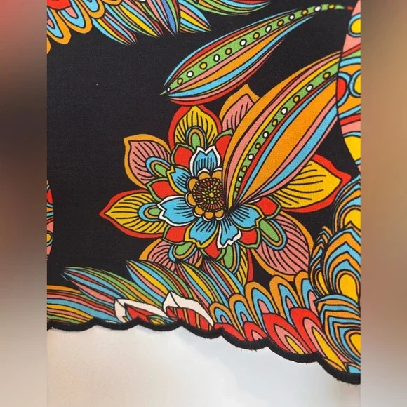 Johnny Was Camelia Lace Eyelet Silk Tunic Blouse 1X - Picture 9 of 12